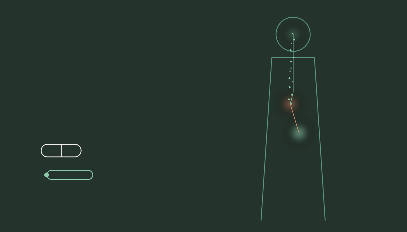 Illustration of GLP-1 signaling pathways in the body